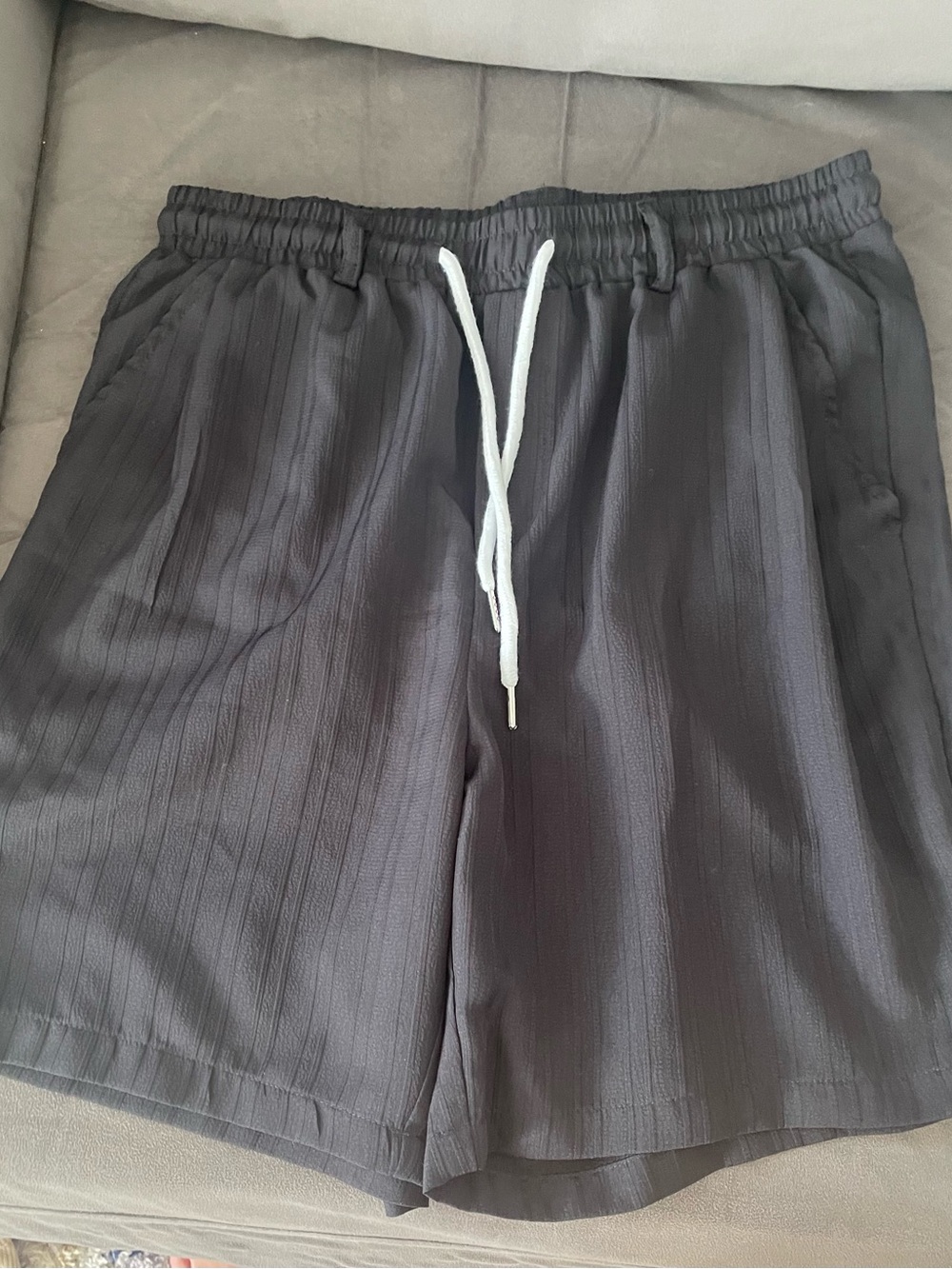 Men's Casual Drawstring Shorts - Charcoal